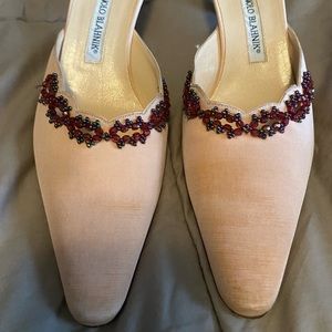 Manolo Blahnik Pink mule